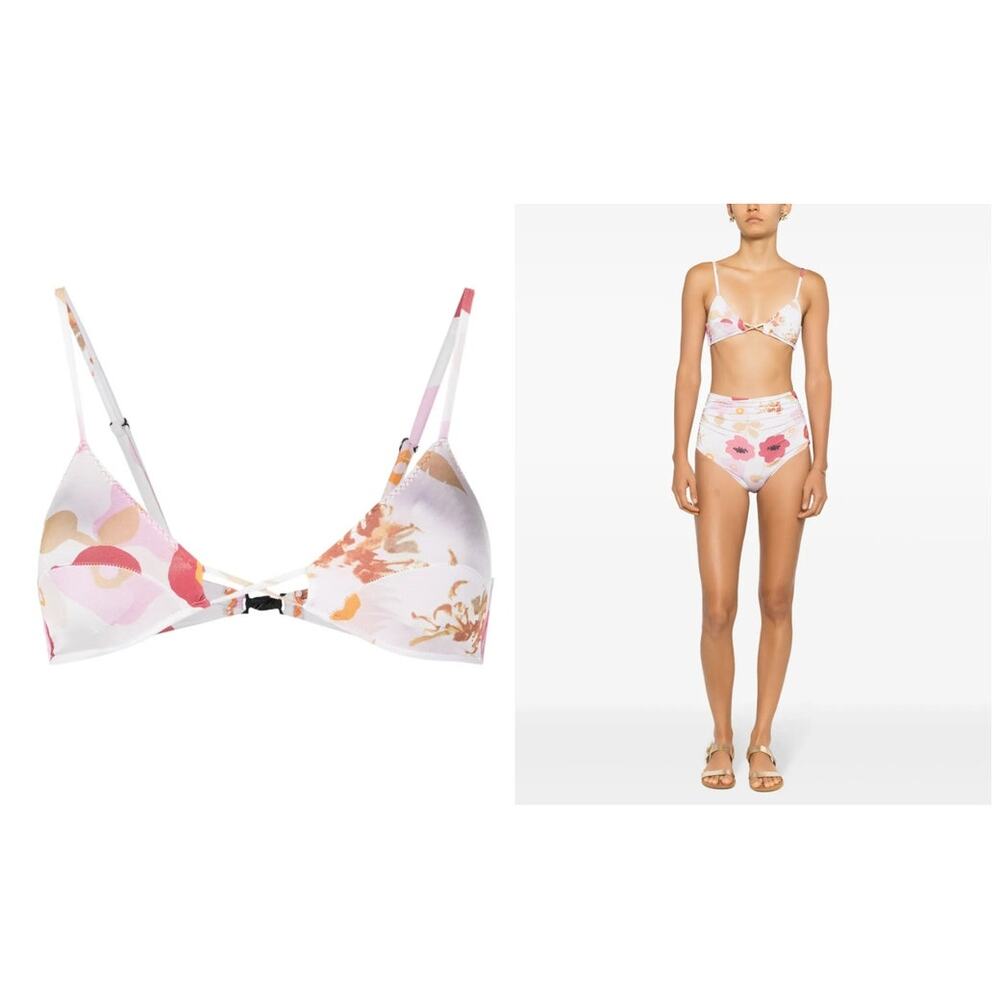 NWT Clube Bossa Floral Bikini High Waisted Bottoms Size Small - Picture 8 of 9